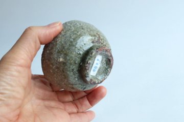 坪井俊憲　灰釉ぐい呑画像