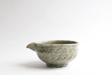 坪井俊憲　灰釉片口の画像