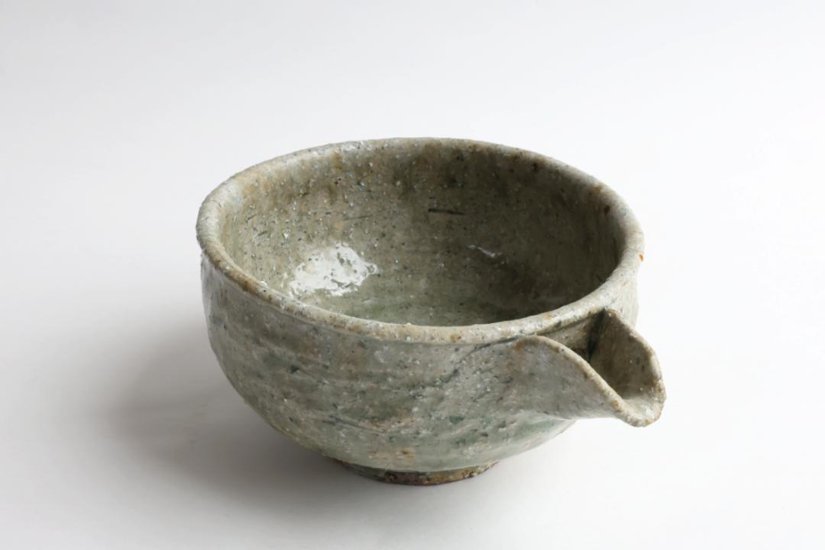 坪井俊憲　灰釉片口画像