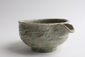 坪井俊憲　灰釉片口画像