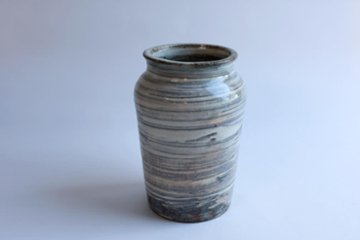 坪井俊憲　刷毛目壺画像