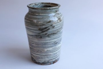 坪井俊憲　刷毛目壺画像