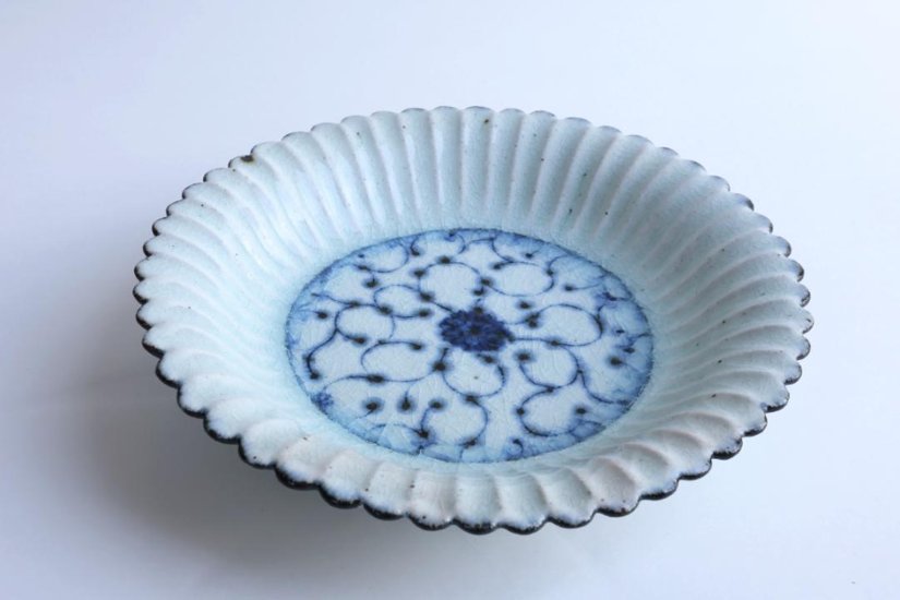 小峠貴美子　輪花皿　大画像