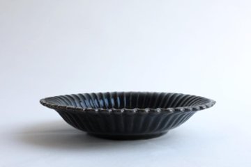 小峠貴美子　輪花皿　大　るり画像
