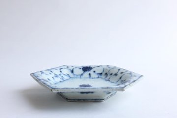 小峠貴美子　六角皿　大　唐草画像