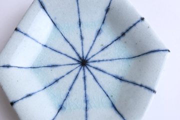 小峠貴美子　六角皿　小　十草画像