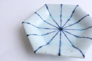 小峠貴美子　六角皿　小　十草画像