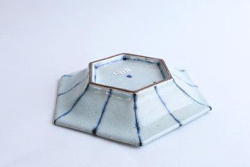 小峠貴美子　六角皿　小　十草画像