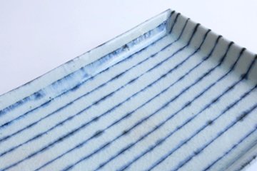 小峠貴美子　７寸角皿画像