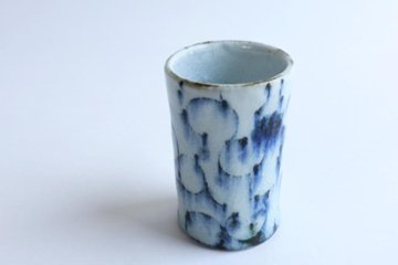 小峠貴美子　筒湯呑み　唐草画像