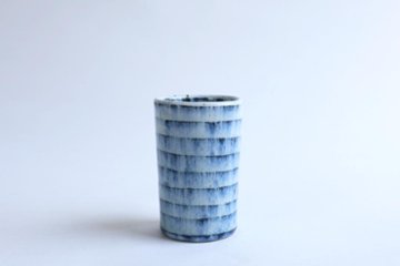 小峠貴美子　筒湯呑み　縞の画像