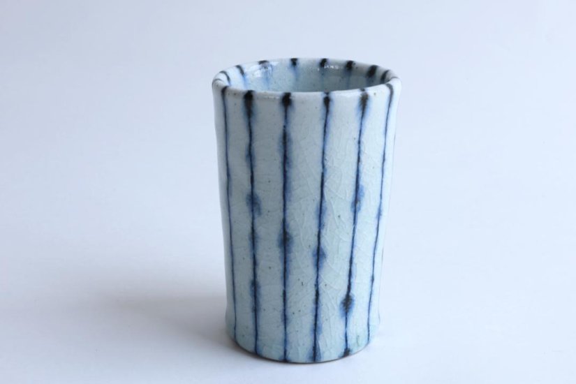 小峠貴美子　筒湯呑み　十草画像