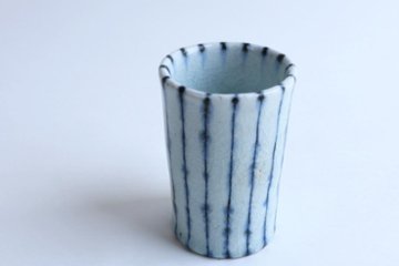小峠貴美子　筒湯呑み　十草画像