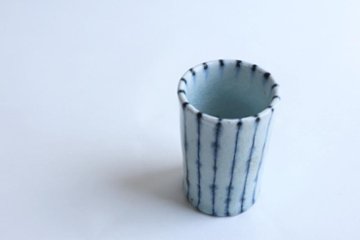 小峠貴美子　筒湯呑み　十草画像