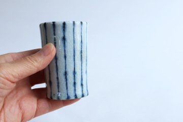 小峠貴美子　筒湯呑み　十草画像