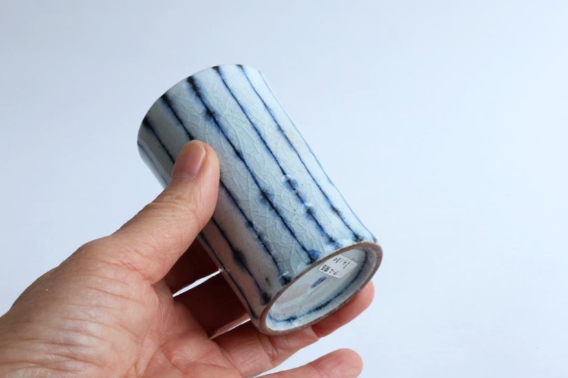小峠貴美子　筒湯呑み　十草画像