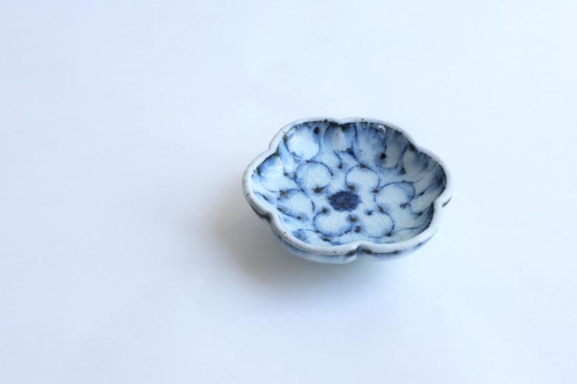 小峠貴美子　六弁輪花豆皿画像