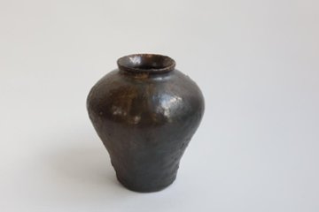 小峠貴美子　焼き締め　花入れ画像