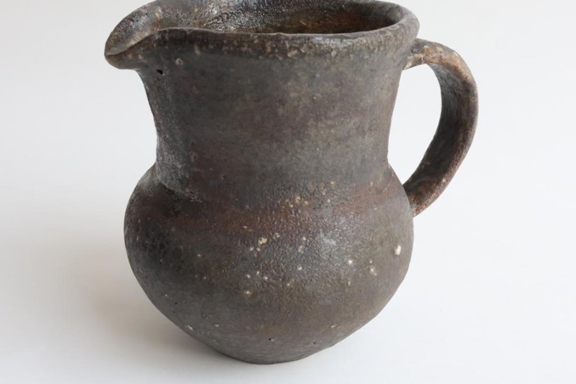 小峠貴美子　焼き締め　花入れ画像