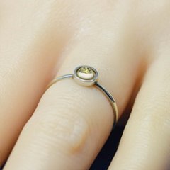 クラシック猫リング｜肉球カスタムできるシンプルリング（シルバー×18金・選べるデザイン）画像