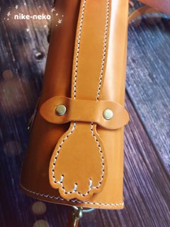 ケンブリッジスタイル　バッグ (Mサイズ、茶色）（最後の１つ）画像