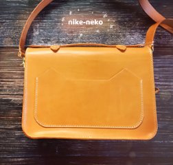 ケンブリッジスタイル　バッグ (Mサイズ、茶色）（最後の１つ）画像