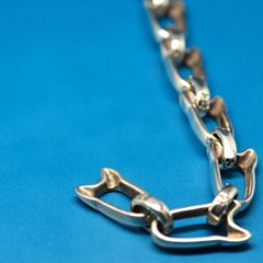 猫耳チェーンブレスレットsv925画像