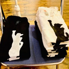 強制的VネックTシャツ  | 手描き猫｜一点物｜クラッシュデザイン｜ハンドペイント画像