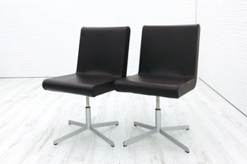 2脚セット カッシーナ イクスシー Cassina ixc. グエナエル・ニコラ ミーティングチェア 中古 中古オフィス家具の画像