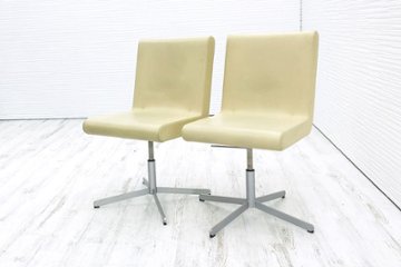 カッシーナ イクスシー 2脚セット Cassina ixc. グエナエル・ニコラ ミーティングチェア 中古 中古オフィス家具の画像