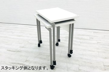 講義用テーブル ミーティングテーブル オカムラ L‐table エルテーブル 中古机 中古オフィス家具 93DEB2 Z637画像