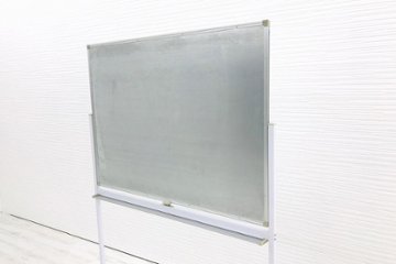 ホワイトボード キャスター付 片面タイプ 幅1260 W1260×D520×H1800mm 中古オフィス家具 画像