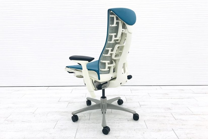 エンボディチェア 中古 ハーマンミラー Herman Miller オフィスチェア 高機能チェア 中古オフィス家具 ピーコック画像