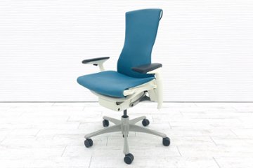 エンボディチェア 中古 ハーマンミラー Herman Miller オフィスチェア 高機能チェア 中古オフィス家具 ピーコック画像