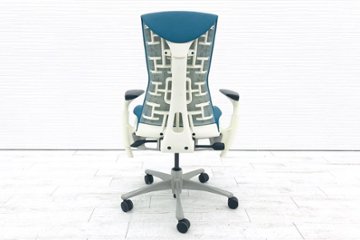 エンボディチェア 中古 ハーマンミラー Herman Miller オフィスチェア 高機能チェア 中古オフィス家具 ピーコック画像