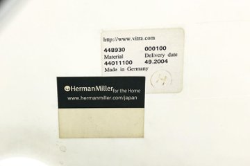 ヴィトラ イームズチェア ハーマンミラー Vitra 中古 イームズ HermanMiller Eames Plastic ArmChair ホワイト画像