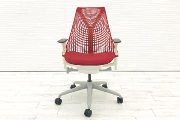 ハーマンミラー セイルチェア 中古 レッド SAYL Chairs デザインチェア 中古オフィス家具画像