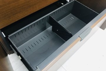 オカムラ 役員家具セット 【5点セット】 両袖机 社長室用 中古デスク 高級家具 エグゼクティブデスク 中古オフィス家具 デスク幅1600画像