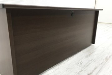 オカムラ 役員家具セット 【5点セット】 両袖机 社長室用 中古デスク 高級家具 エグゼクティブデスク 中古オフィス家具 デスク幅1800画像