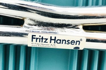 フリッツハンセン ビンテージチェア FritzHansen アンサンブル ENSEMBLE ミーティングチェア スタッキングチェア グリーン画像