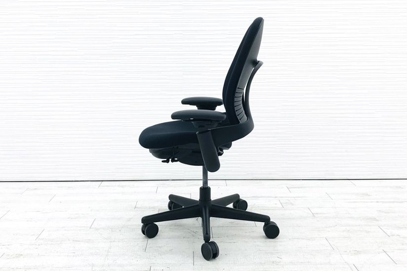 スチールケース リープチェア リープHD 中古 Steelcase Leap 中古オフィスチェア ブラック 中古オフィス家具 クッション 46212119S画像