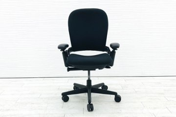 スチールケース リープチェア リープHD 中古 Steelcase Leap 中古オフィスチェア ブラック 中古オフィス家具 クッション 46212119S画像