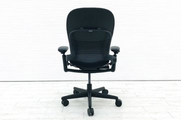 スチールケース リープチェア リープHD 中古 Steelcase Leap 中古オフィスチェア ブラック 中古オフィス家具 クッション 46212119S画像