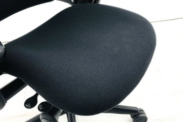 スチールケース リープチェア リープHD 中古 Steelcase Leap 中古オフィスチェア ブラック 中古オフィス家具 クッション 46212119S画像