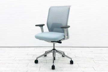 ヴィトラ IDメッシュ ID Mesh Vitra 中古 デザイナーズチェア ブラック アントニオ・チッテリオ アイスグレー画像