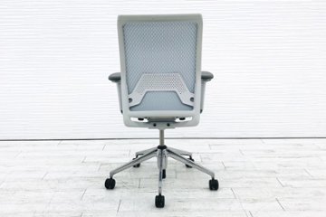 ヴィトラ IDメッシュ ID Mesh Vitra 中古 デザイナーズチェア ブラック アントニオ・チッテリオ アイスグレー画像