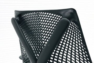 ハーマンミラー セイルチェア 中古 ダークグリーン SAYL Chairs デザインチェア 中古オフィス家具 可動肘 ランバーサポート付画像