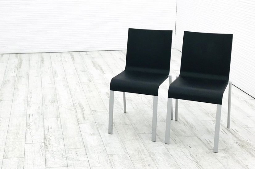 ヴィトラ Vitra .03 ゼロスリー 【2脚セット】 ミーティングチェア 会議椅子 スタッキングチェア 中古オフィス家具 Maarten Van Severen画像