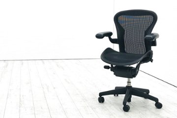 アーロンチェア Aサイズ フル装備 中古  ハーマンミラー Herman miller Aeron Chair 中古オフィス家具 肘ダイヤルの画像