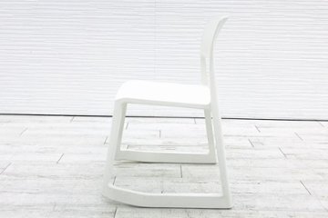 ヴィトラ Vitra Tip Ton ティプ トン ミーティングチェア 会議椅子 スタッキングチェア 中古オフィス家具 ホワイト画像